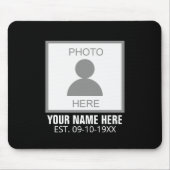 Uw foto hier Naam en Leeftijd Muismat (Voorkant)