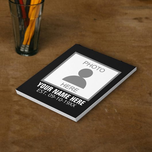 Uw foto hier Naam en Leeftijd Notitieblok