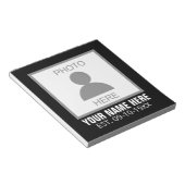 Uw foto hier Naam en Leeftijd Notitieblok (Schuin)