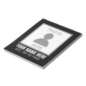 Uw foto hier Naam en Leeftijd Notitieblok (Linkerzijde)