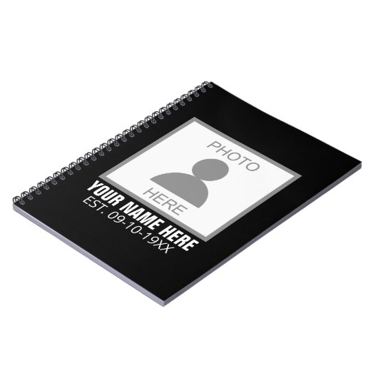 Uw foto hier Naam en Leeftijd Notitieboek (Linkerzijde)