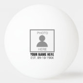 Uw foto hier Naam en Leeftijd Pingpongbal (Voorkant)