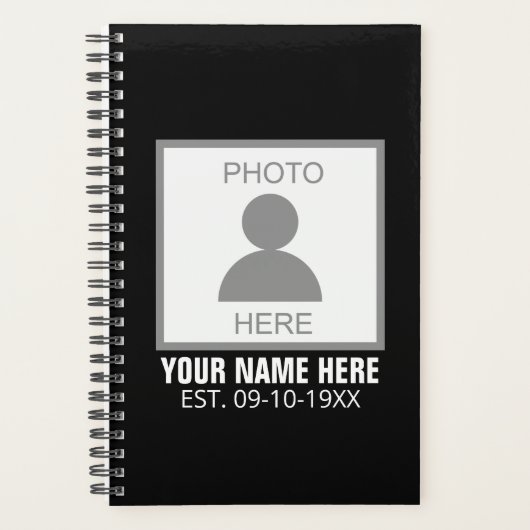 Uw foto hier Naam en Leeftijd Planner (Voorkant)