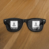 Uw foto hier Naam en Leeftijd Retro Zonnebril