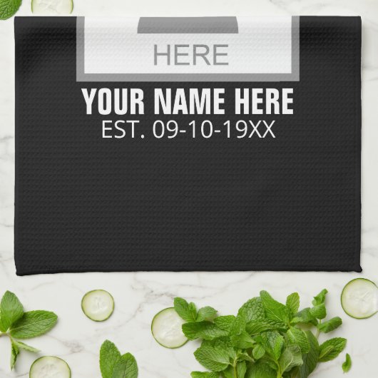 Uw foto hier Naam en Leeftijd Theedoek (Gevouwen)