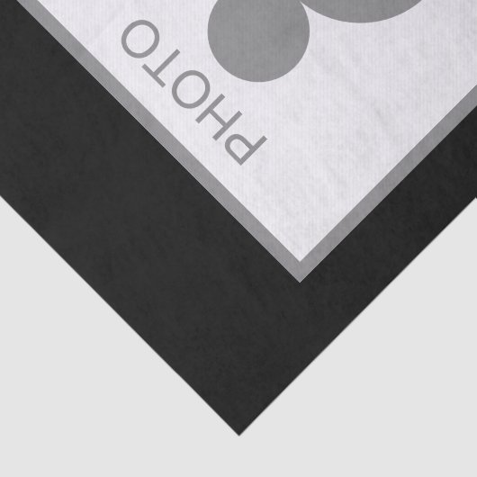 Uw foto hier Naam en Leeftijd Tissuepapier (Detail)