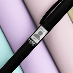 Uw foto hier Naam en Leeftijd Zwarte Inkt Pen