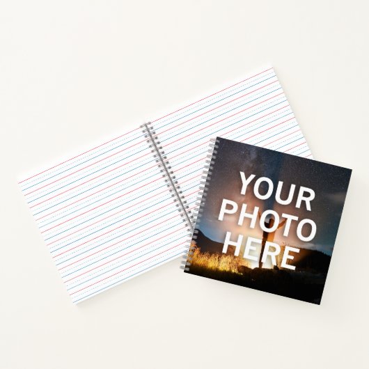 Uw foto hier notitieboek (Binnen)