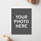 Uw foto hier notitiekaartje (Voorkant / Achterkant in situ)