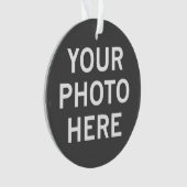 Uw foto hier ornament (voorkant)