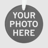 Uw foto hier ornament (voorkant)