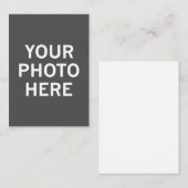 Uw foto hier plaatskaartje (Voorkant / Achterkant)