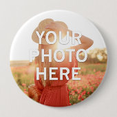 Uw foto hier ronde button 4,0 cm (Voorkant)