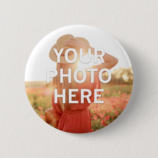 Uw foto hier ronde button 5,7 cm (Voorkant)