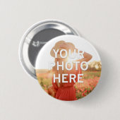 Uw foto hier ronde button 5,7 cm (Voorkant /achterkant)