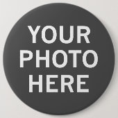 Uw foto hier ronde button 6,0 cm (Voorkant)