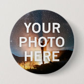Uw foto hier ronde button 7,6 cm (Voorkant)