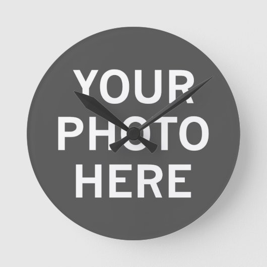 Uw foto hier ronde klok (Voorkant)