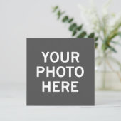 Uw foto hier save the date (Staand voorkant)