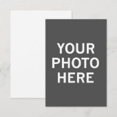 Uw foto hier save the date (Voorkant / Achterkant)