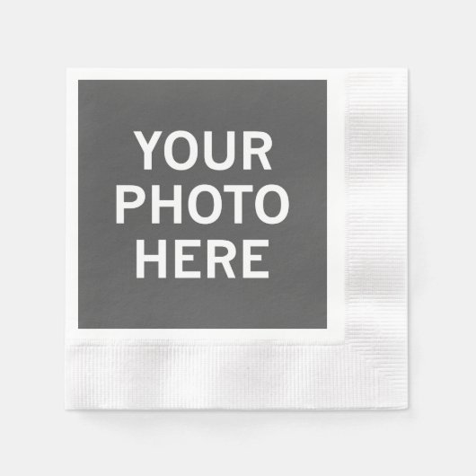 Uw foto hier servet (Voorkant)
