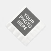 Uw foto hier servet (Hoek)