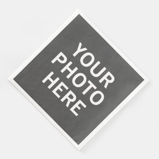 Uw foto hier servet (Hoek)