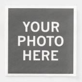Uw foto hier servet (Voorkant)