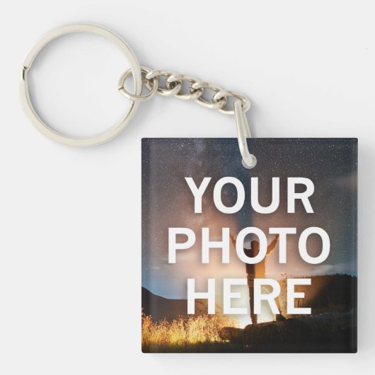 Uw foto hier sleutelhanger (Voorkant)