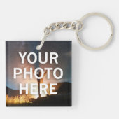 Uw foto hier sleutelhanger (Achterkant)