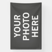 Uw foto hier spandoek (Verticaal)