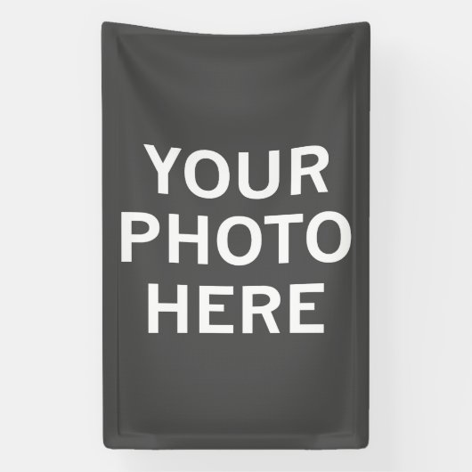 Uw foto hier spandoek (Verticaal)