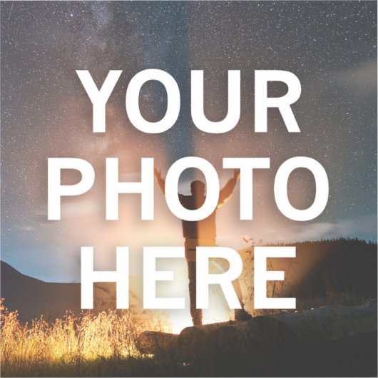 Uw foto hier sticker (Voorkant)