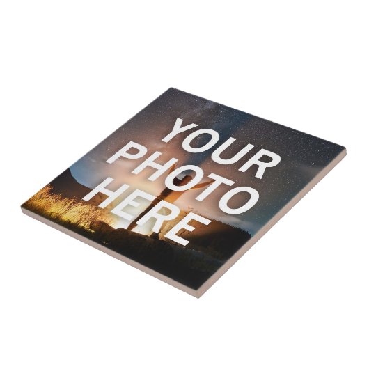 Uw foto hier tegeltje (Zijkant)