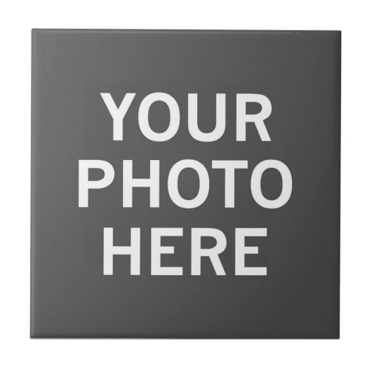 Uw foto hier tegeltje (Voorkant)