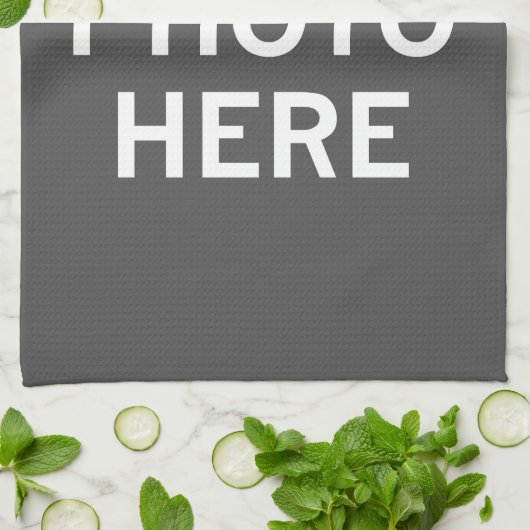 Uw foto hier theedoek (Gevouwen)