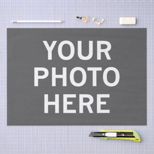 Uw foto hier tissuepapier (Craft)