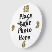 Uw foto hier wandklok (Hoek)