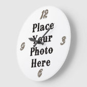 Uw foto hier wandklok (Hoek)