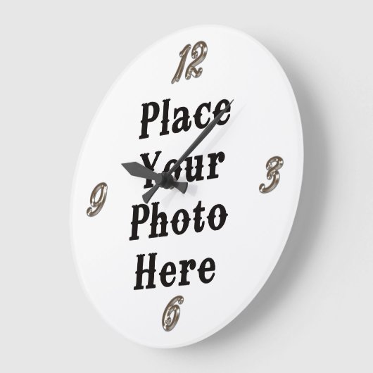 Uw foto hier wandklok (Hoek)