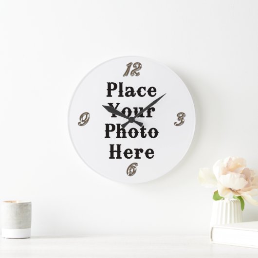 Uw foto hier wandklok (Huis)