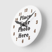 Uw foto hier wandklok (Hoek)