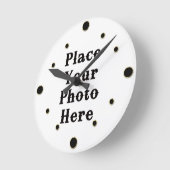 Uw foto hier wandklok (Hoek)