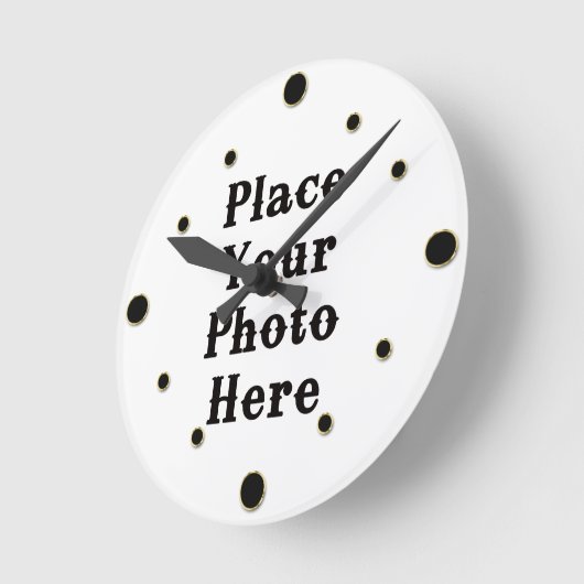 Uw foto hier wandklok (Hoek)