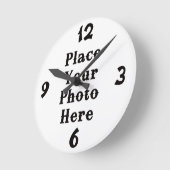 Uw foto hier wandklok (Hoek)