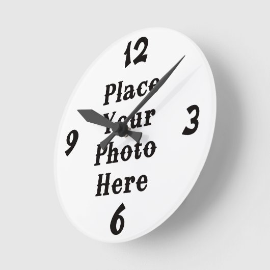 Uw foto hier wandklok (Hoek)
