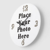 Uw foto hier wandklok (Hoek)