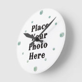 Uw foto hier wandklok (Hoek)