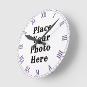 Uw foto hier wandklok (Hoek)