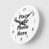 Uw foto hier wandklok (Hoek)